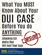 What you must know about your DUI case